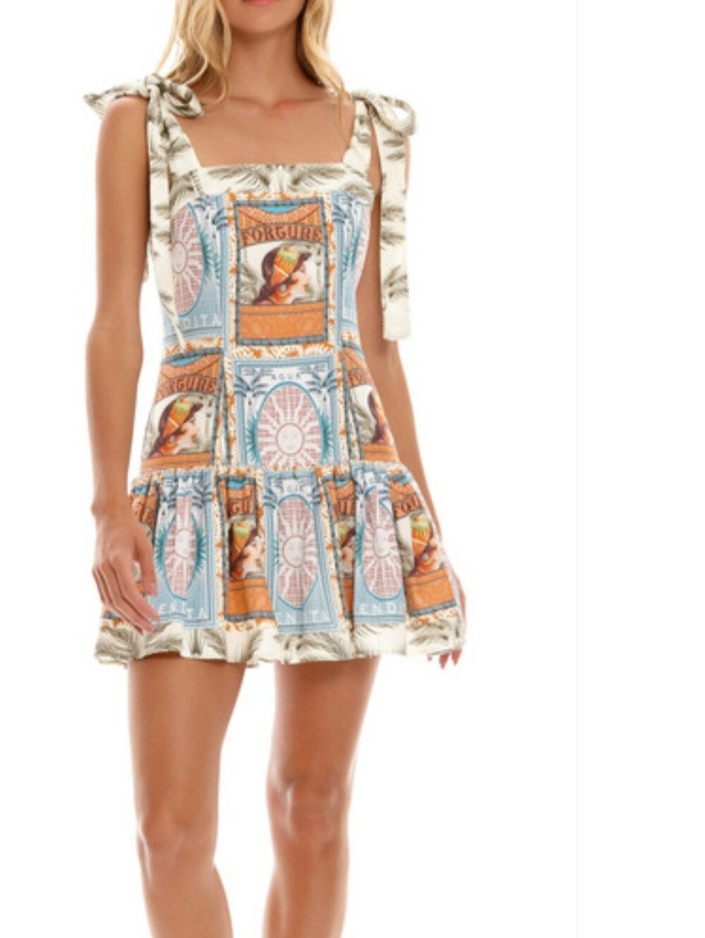 NWT Agua Bendita Arabella Joaquina Dress  Hawaiian Print